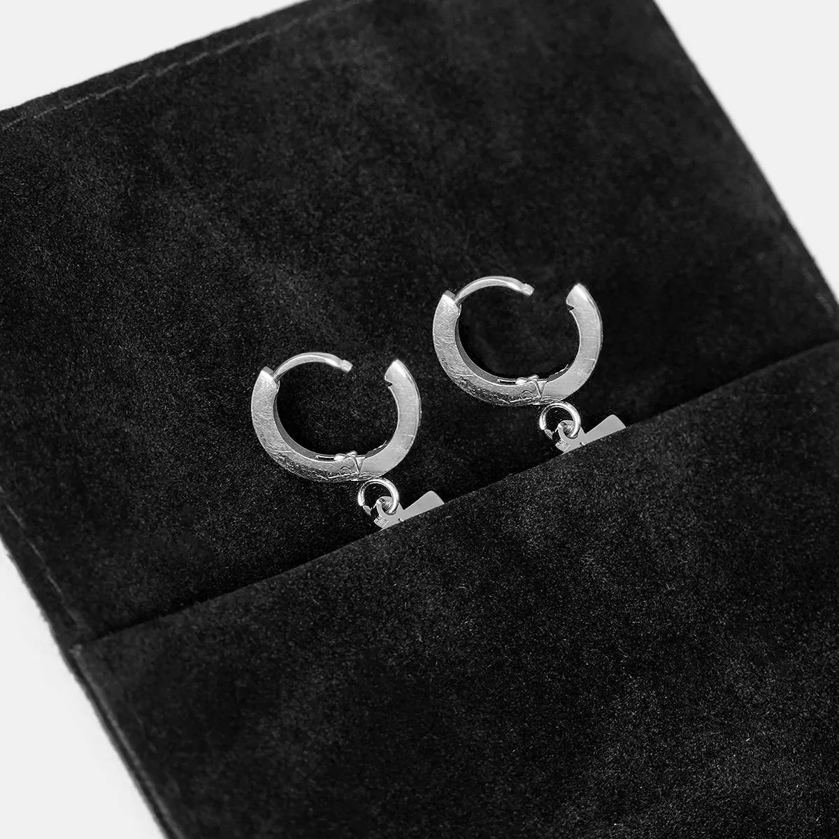 48 Number Earring - Stainless Steel