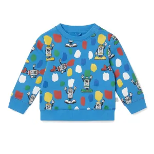 Blue Paint Tube Sweatshirt