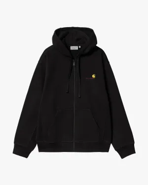 Carhartt WIP Hooded American Script Jacket - Black