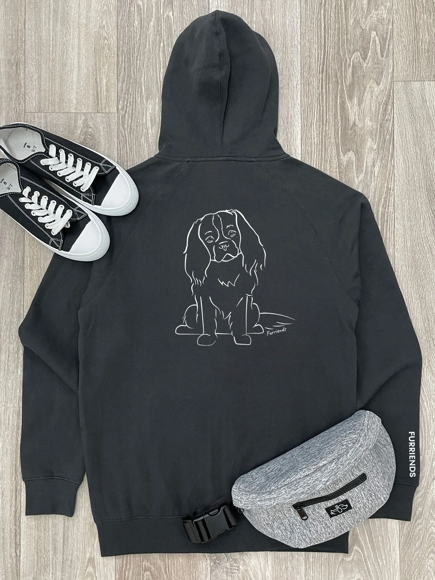 Cavalier King Charles Spaniel Zip Front Hoodie