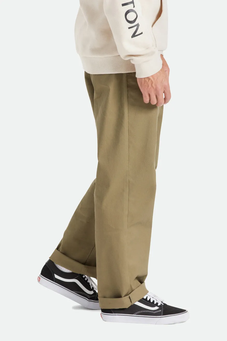 Choice Chino Relaxed Pant - Military Olive