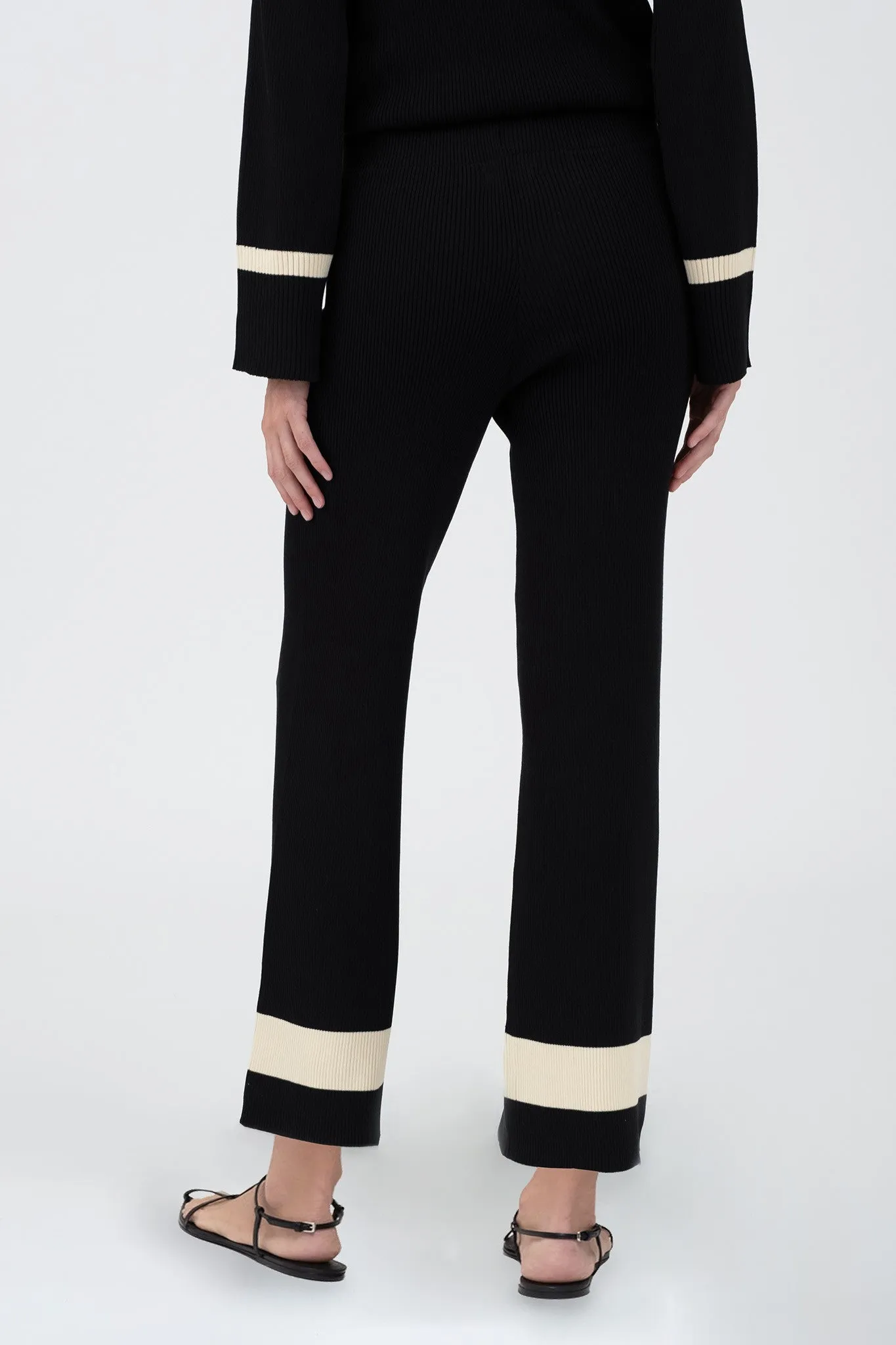 Contrast Trim Pants