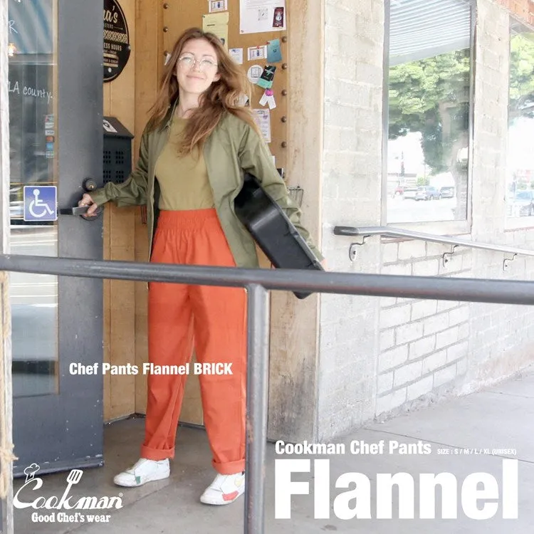 Cookman Chef Pants - Flannel : Brick