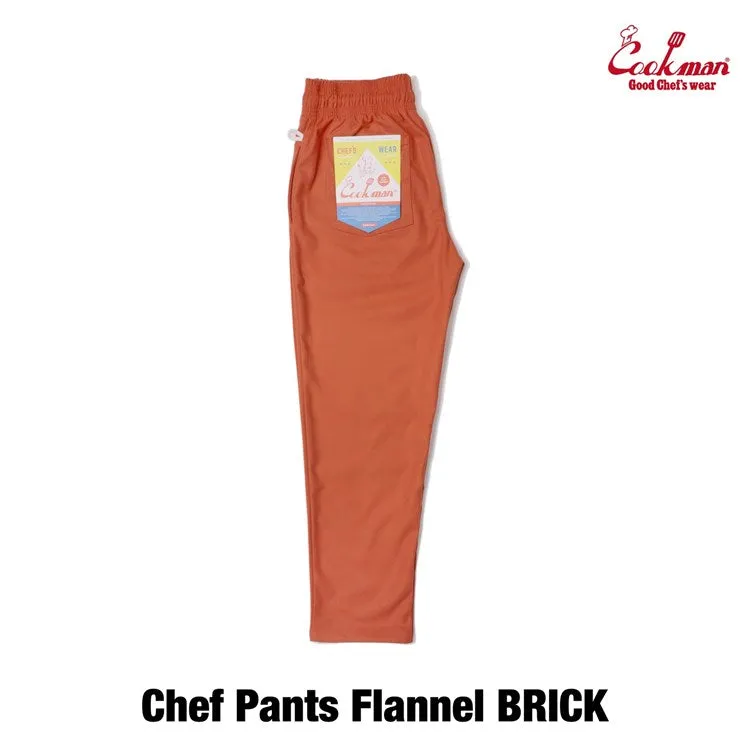 Cookman Chef Pants - Flannel : Brick