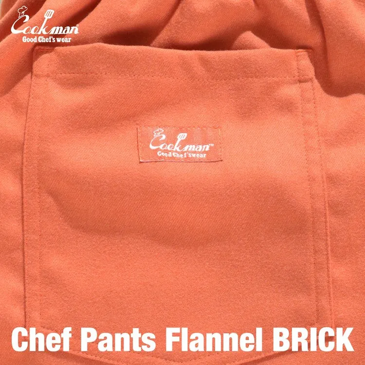 Cookman Chef Pants - Flannel : Brick