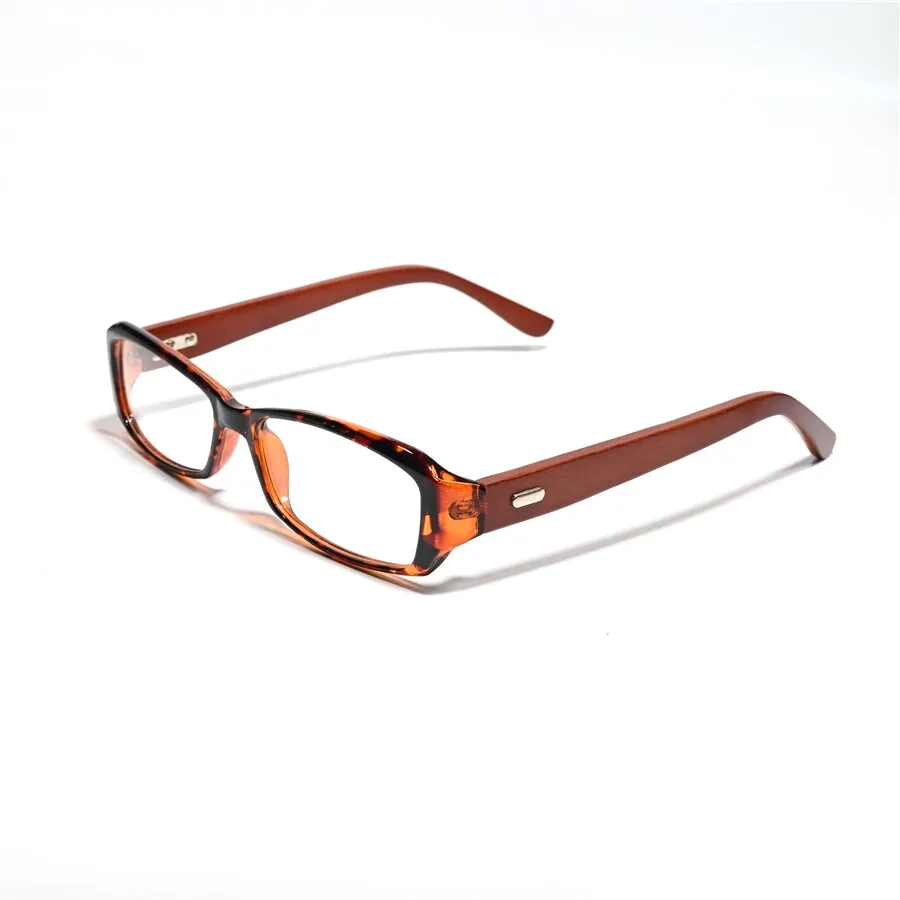 Cubojue Unisex Full Rim Small Rectangle Tr 90 Titanium Myopic Reading Glasses