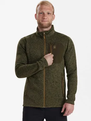 DEERHUNTER Sarek Knitted Jacket - Men's - Olive Night Melange