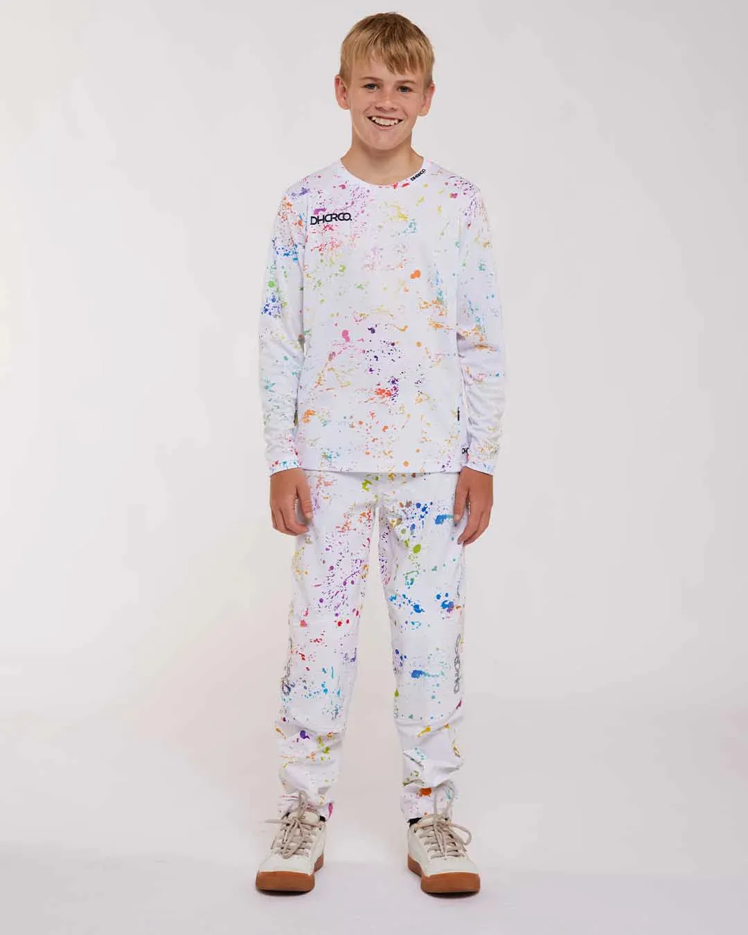 DHaRCO   YOUTH GRAVITY PANTS Paint splat