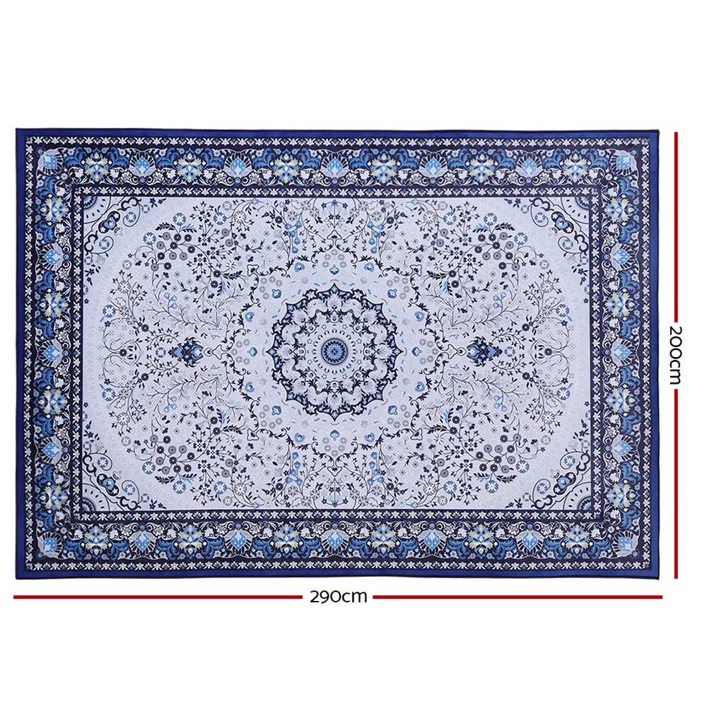 Floor Rugs Rug 200 x 290 Large - Soft Blue