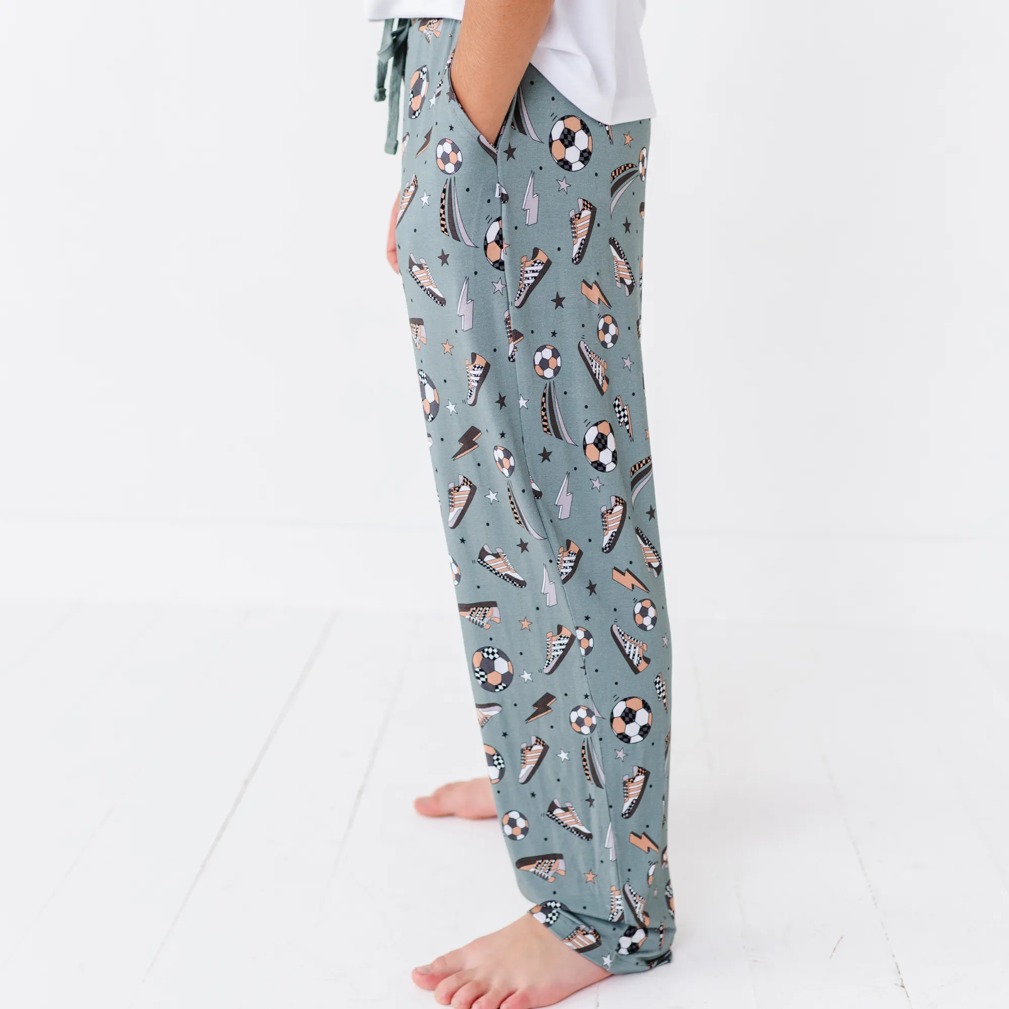 Goal Hard or Go Home Lounge Pants - Bigger Kids