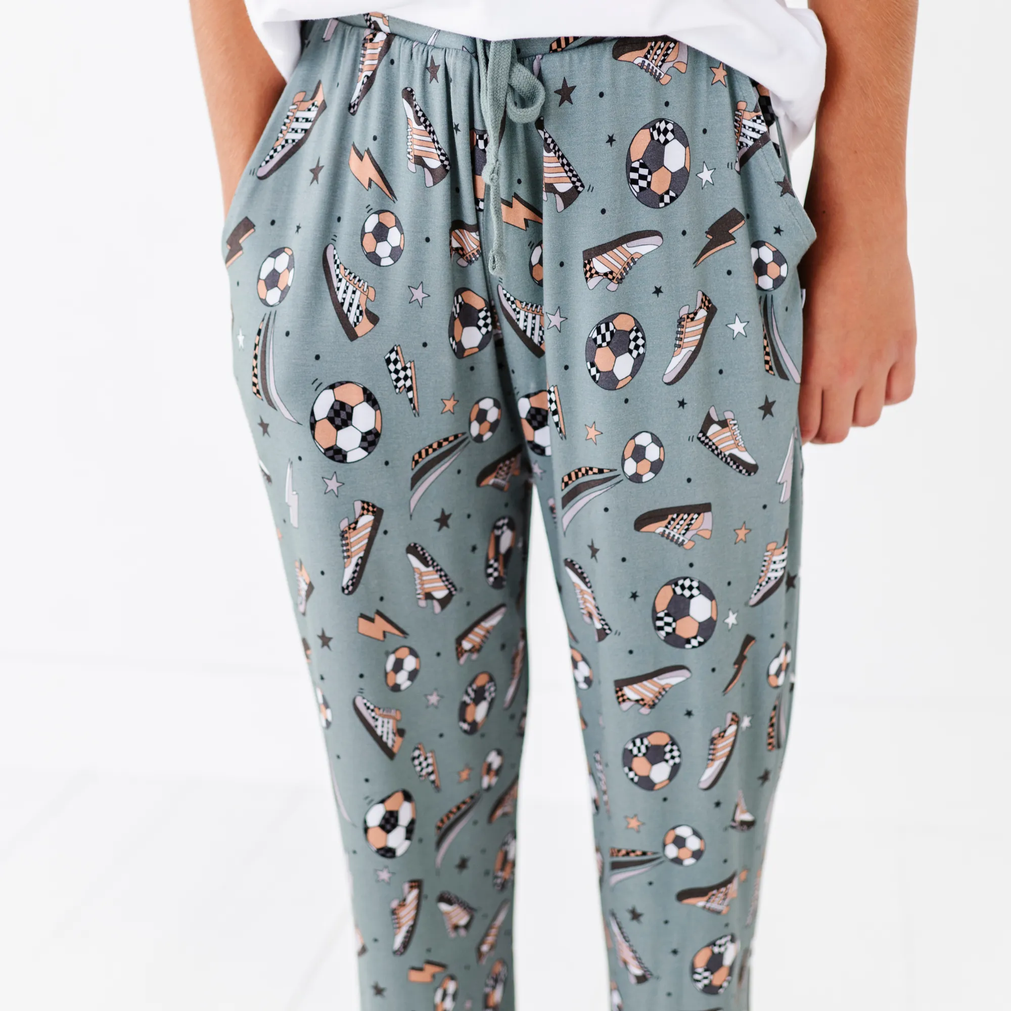 Goal Hard or Go Home Lounge Pants - Bigger Kids