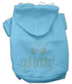 Got Booty Rhinestone Hoodies Baby Blue L (14)