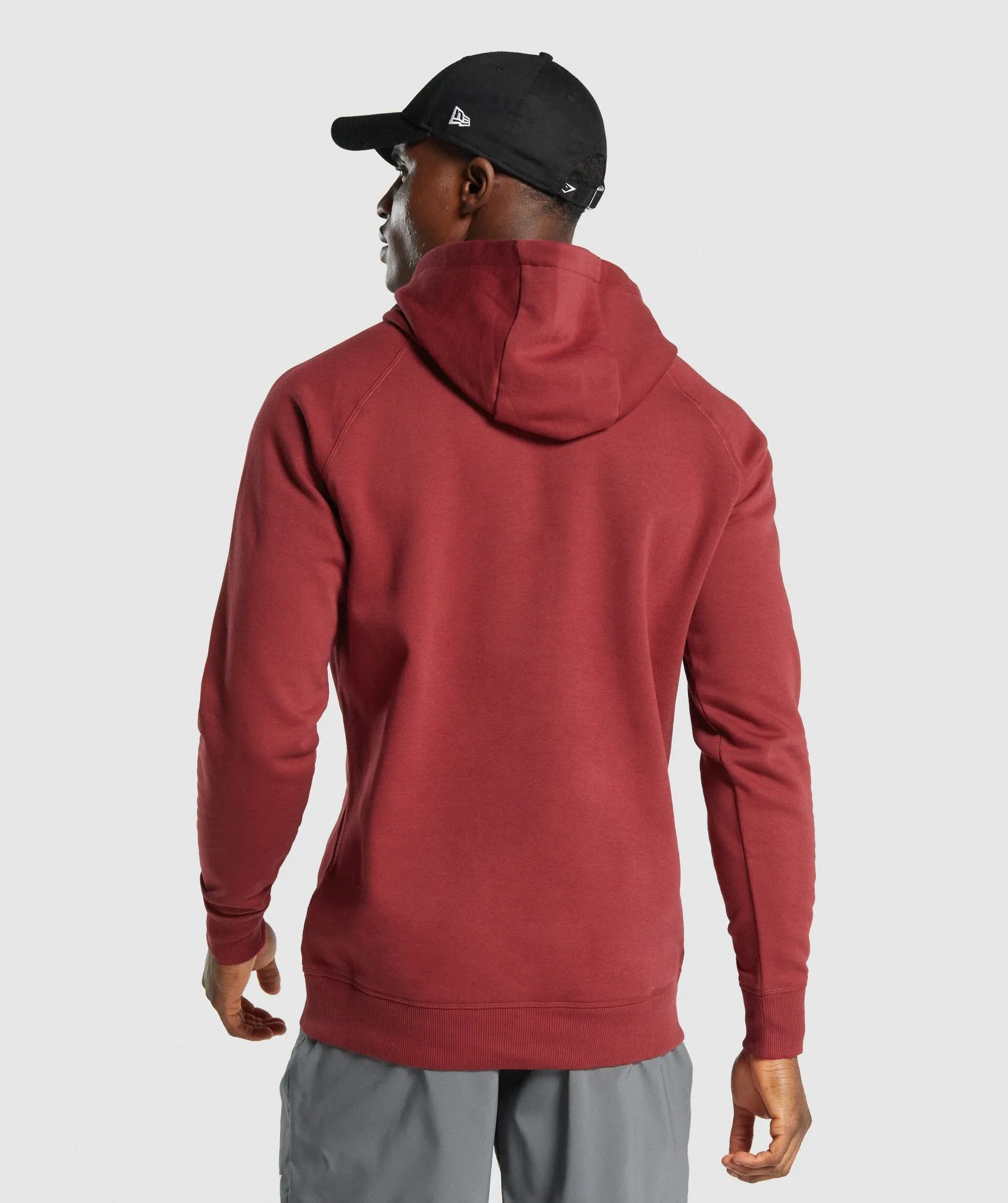 Gymshark Sharkhead Infill Hoodie - Burgundy