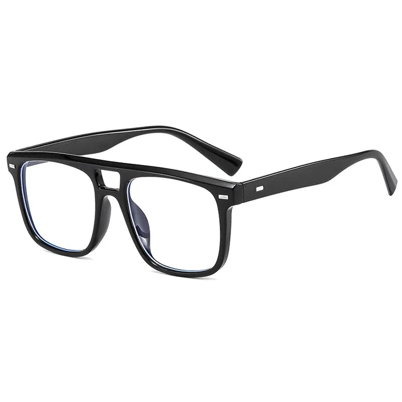 Hotochki Unisex Full Rim PC Plastic Resin Frame Eyeglasses 3510