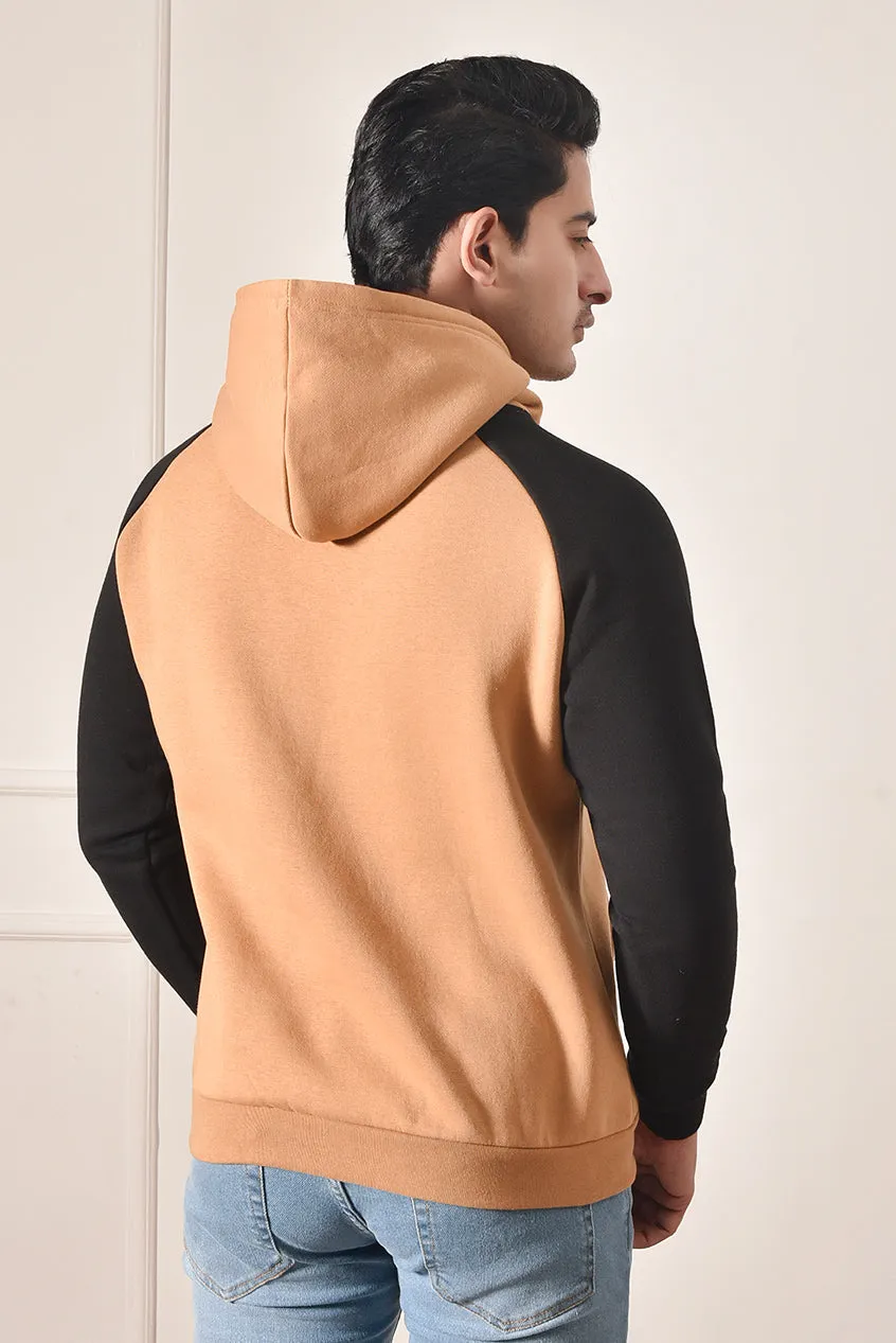 Imported Men's Khaki and Black Hoodie