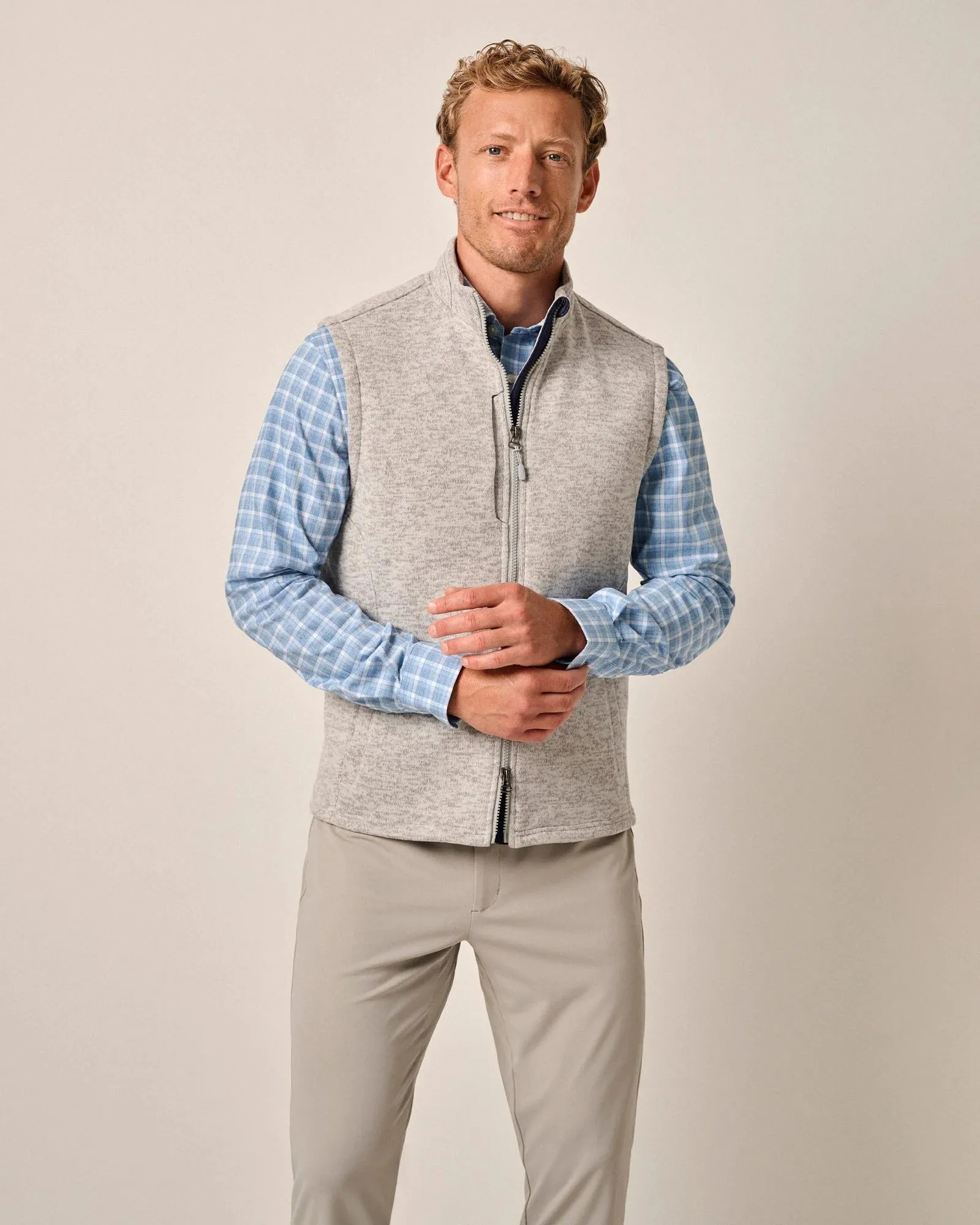 Johnnie O Denalis Double Zip Fleece Vest