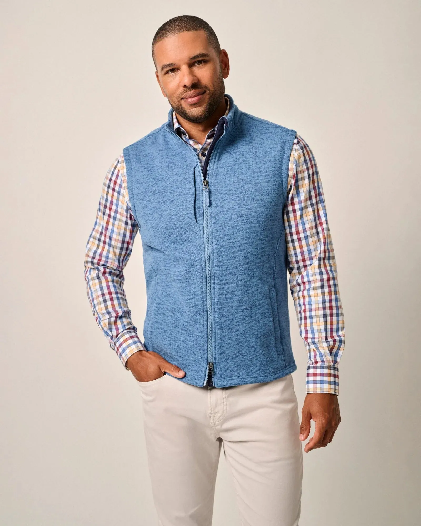 Johnnie O Denalis Double Zip Fleece Vest