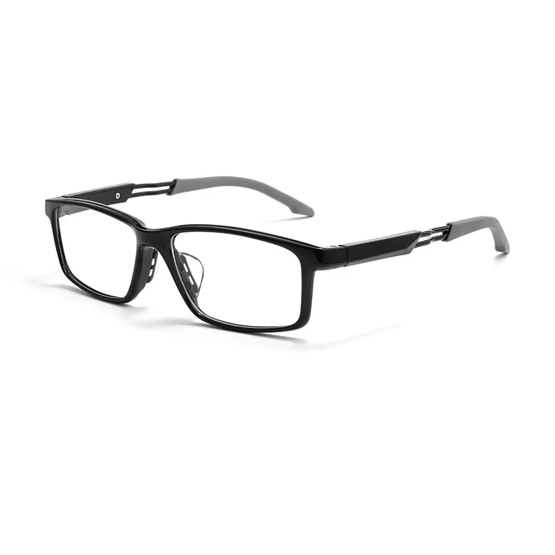 KatKani Unisex Full Rim Square Tr 90 Eyeglasses 6201g