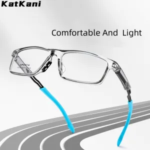 KatKani Unisex Full Rim Square Tr 90 Eyeglasses 6201g