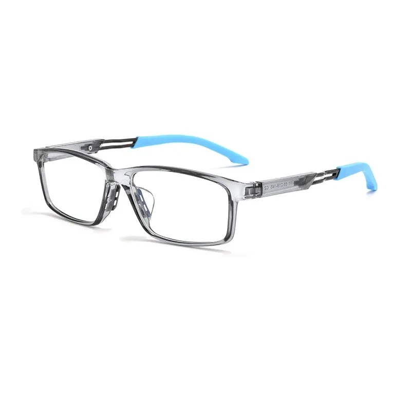 KatKani Unisex Full Rim Square Tr 90 Eyeglasses 6201g