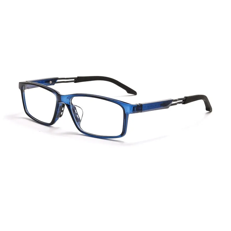 KatKani Unisex Full Rim Square Tr 90 Eyeglasses 6201g