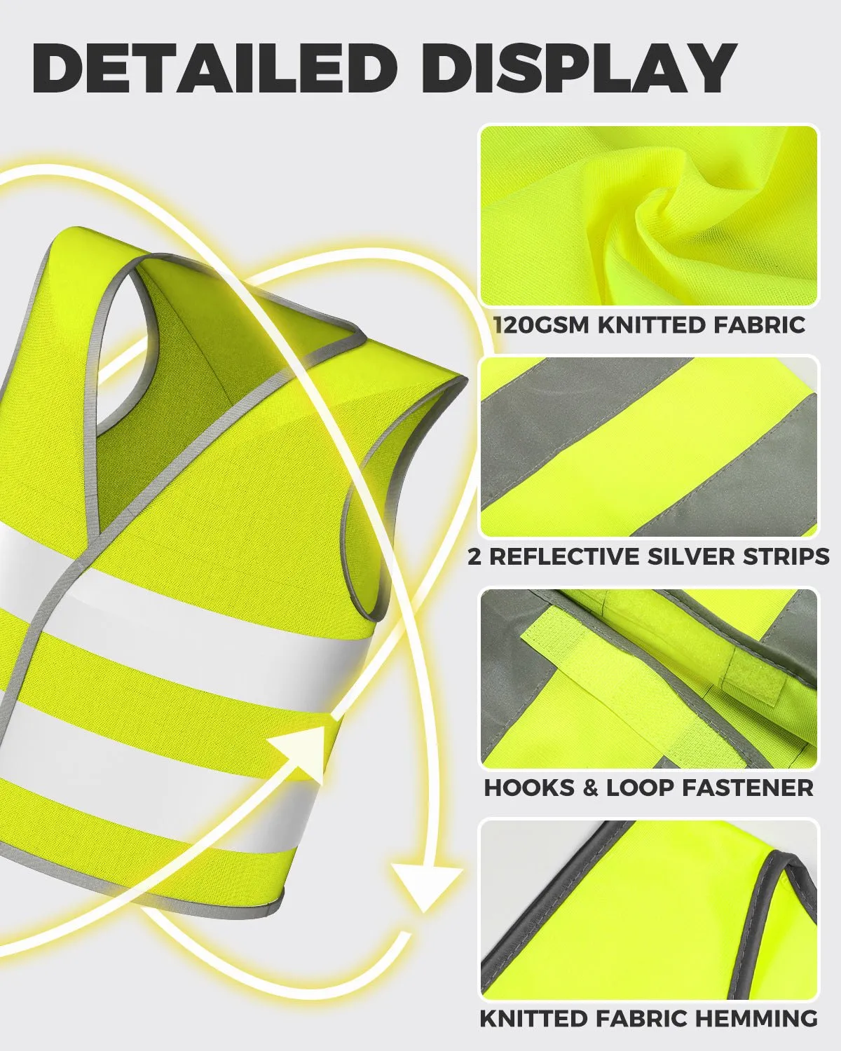 Kids Reflective Vest High Visibility Vest Child