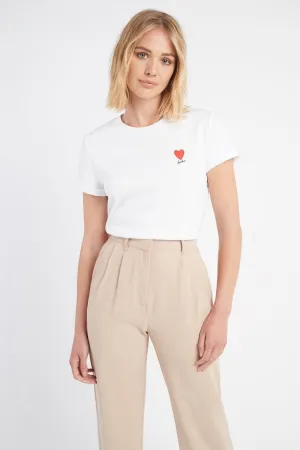 Kookai Heart Patch Tee