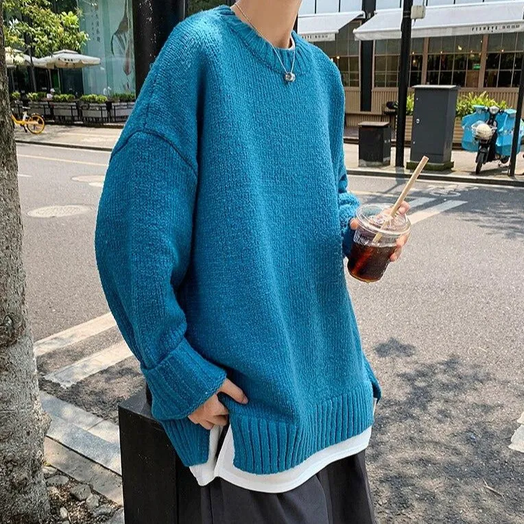 [Korean Style] 5 Colors Two Pieces Layered Wool Sweater