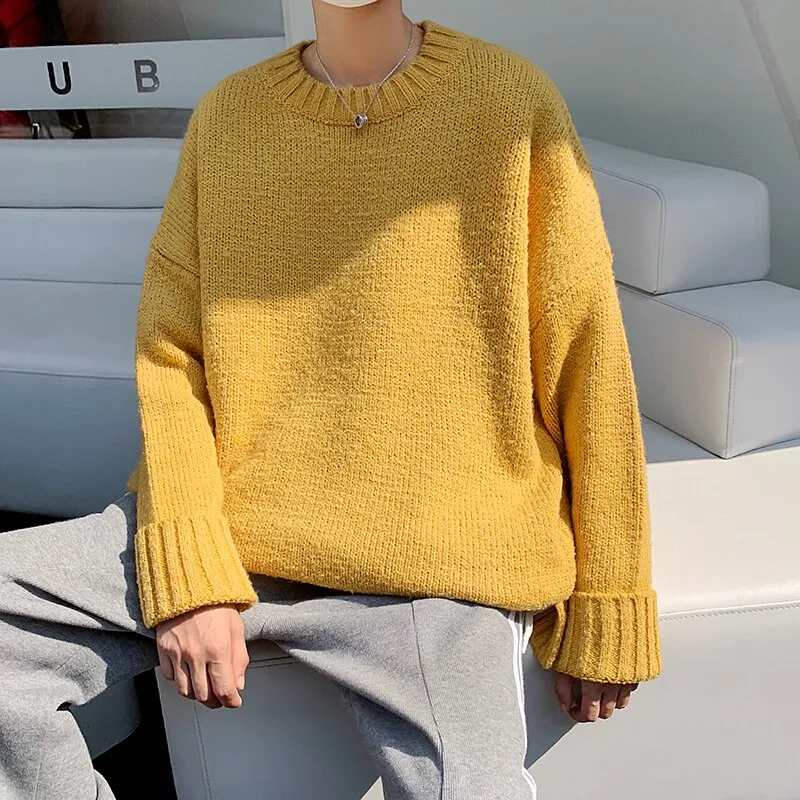 [Korean Style] 5 Colors Two Pieces Layered Wool Sweater