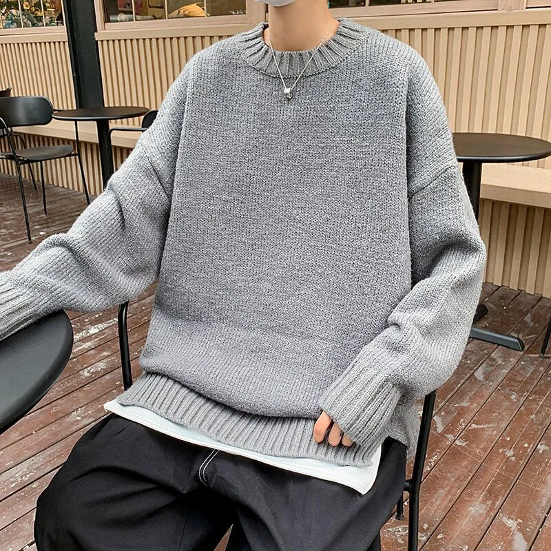 [Korean Style] 5 Colors Two Pieces Layered Wool Sweater