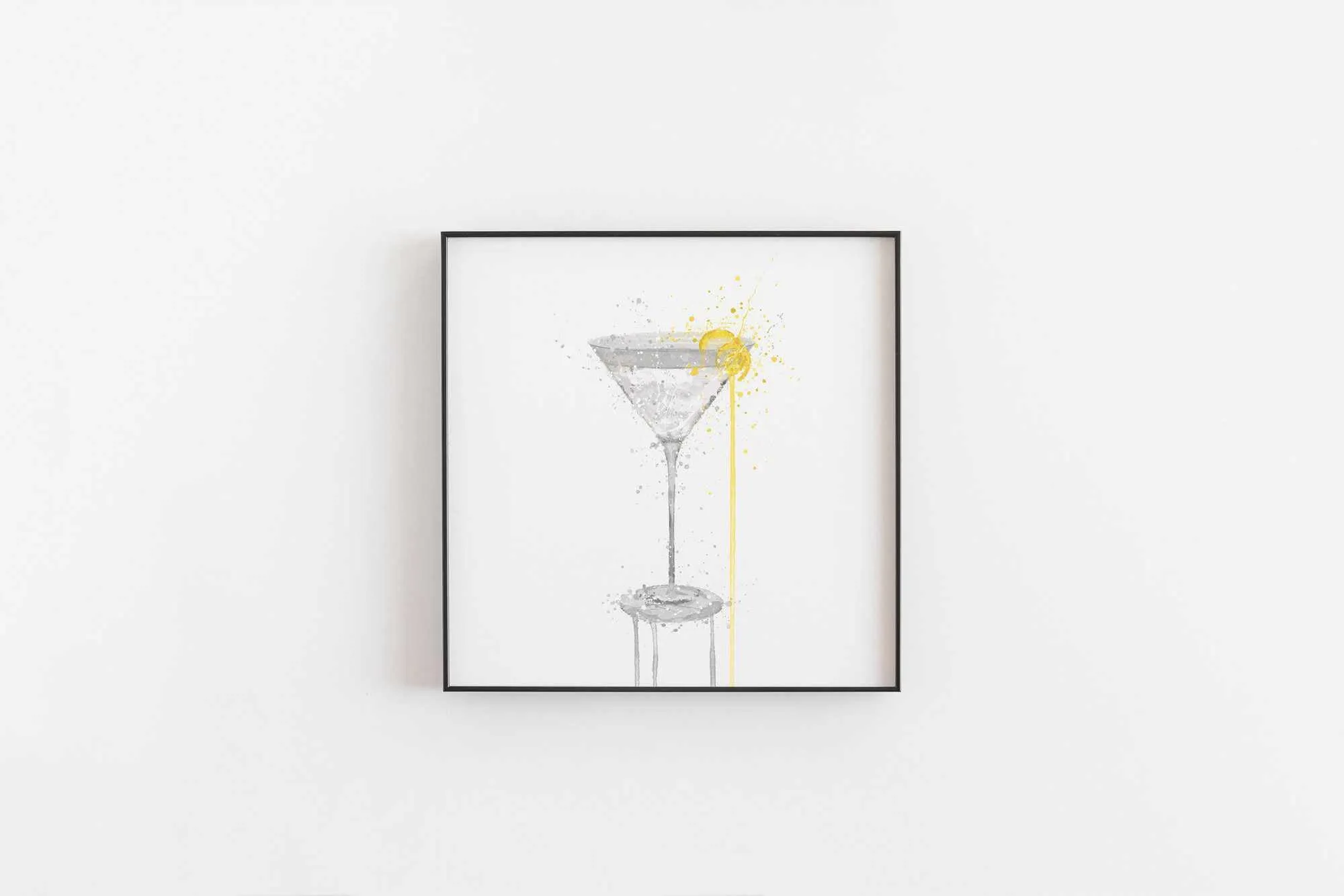 Martini Cocktail Wall Art Print