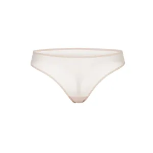 MESH BUILT UP THONG | CLAY