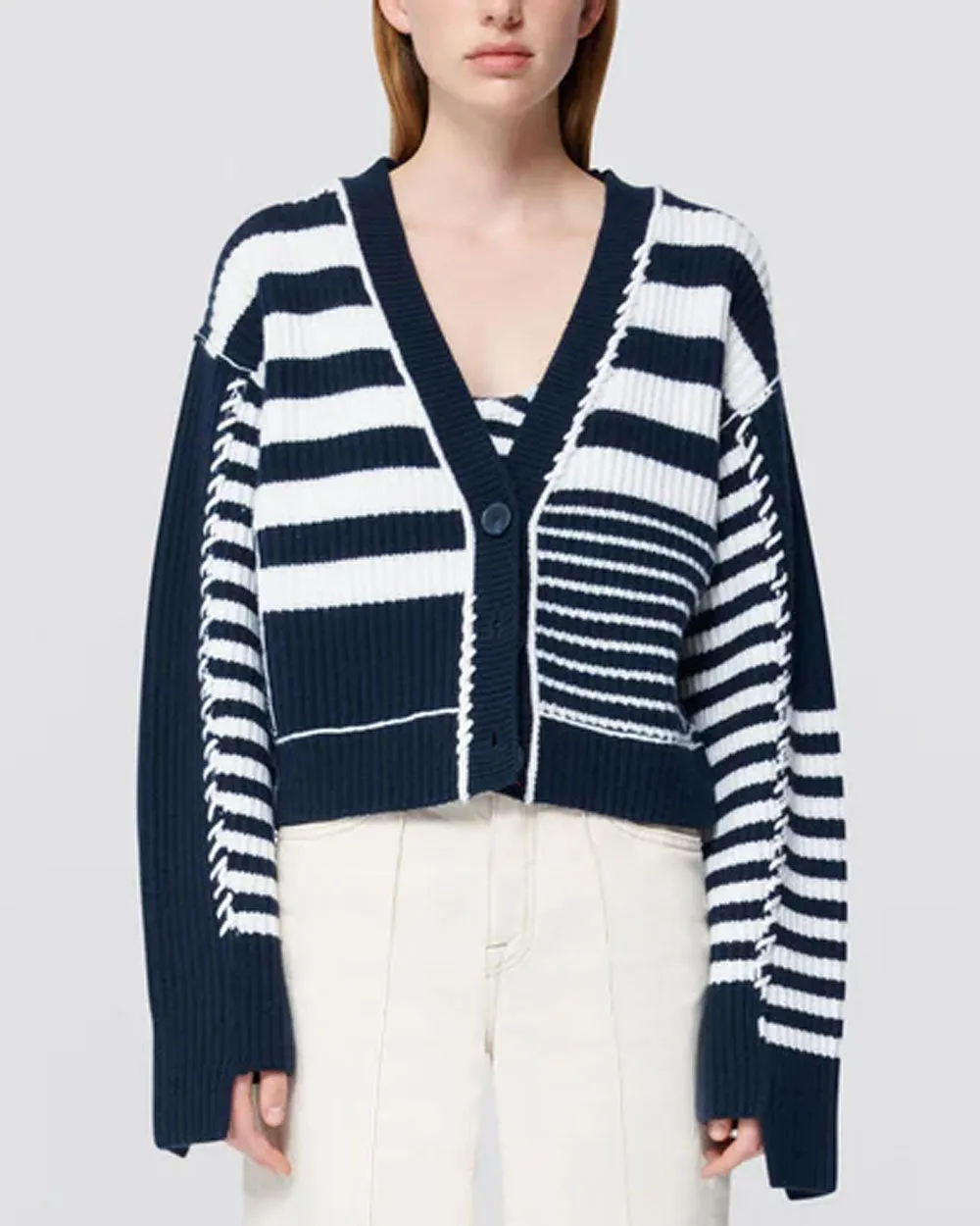 Midnight Stripe Adara Cardigan