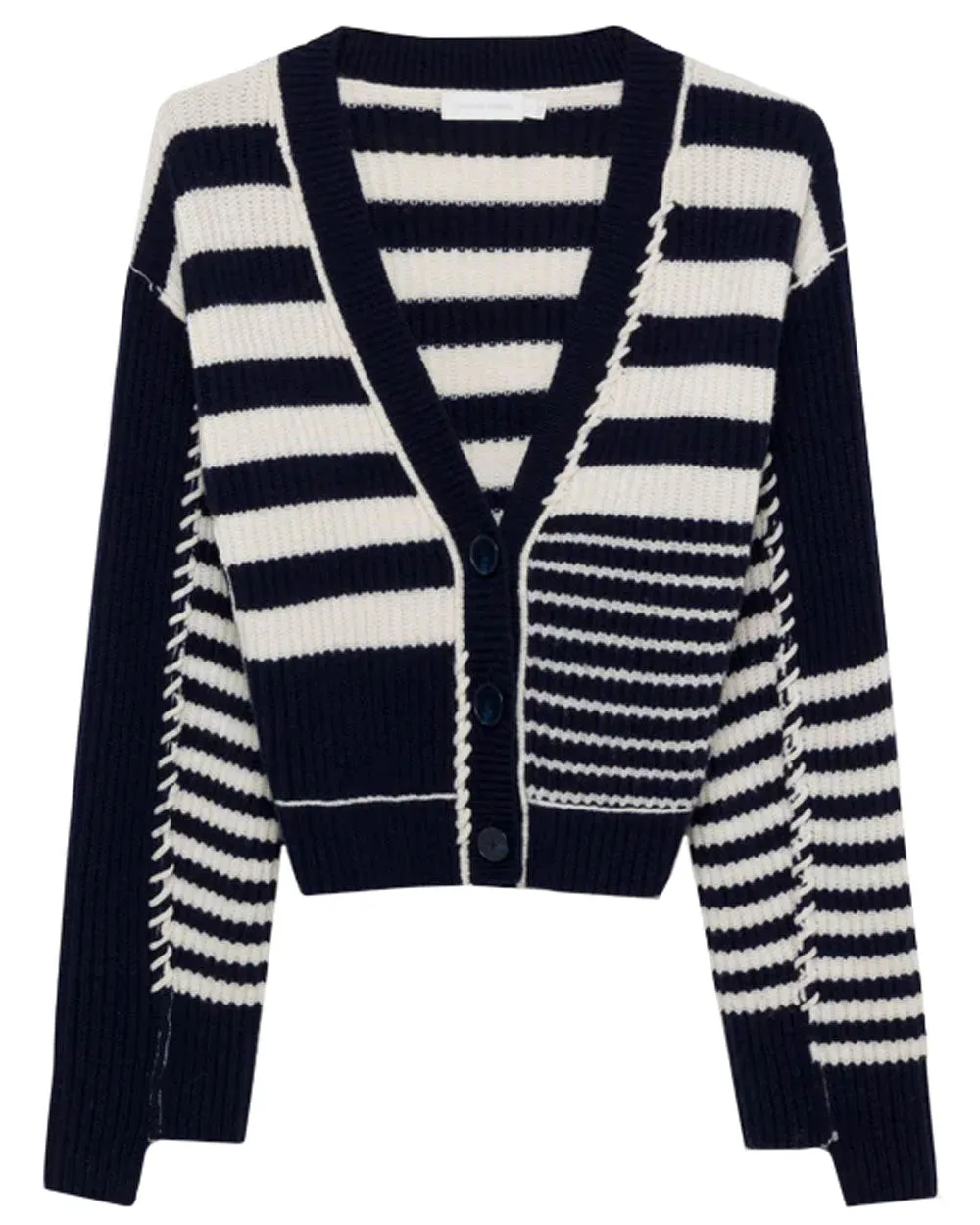 Midnight Stripe Adara Cardigan