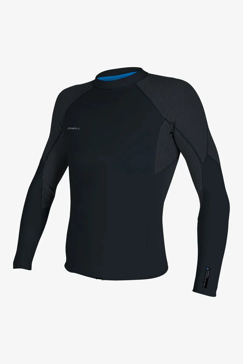 O'Neill Men's Hyperfreak 1.5mm L/S Top Black