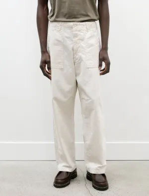 Original Napped Twill Summer Fatigue Pants Ecru