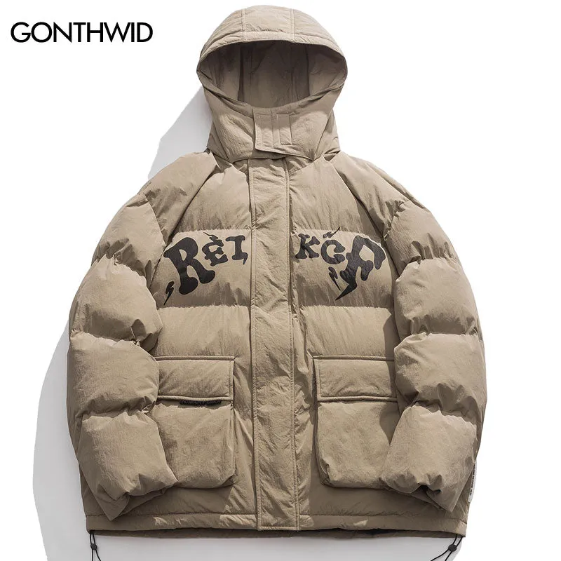 Parkas jackets Thicken Warm Puffer Jacket