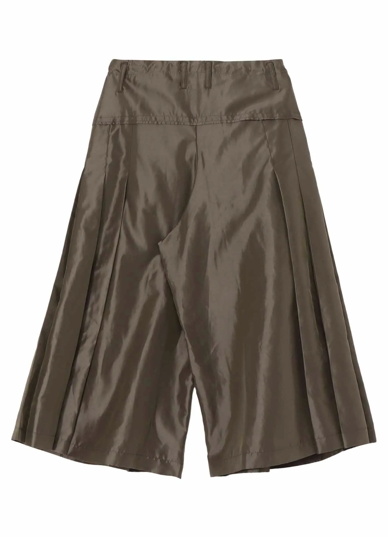 【PIECE UNIQUE/AOYAMA】Ny TWILL KHAKI PLEATS HALF PANTS