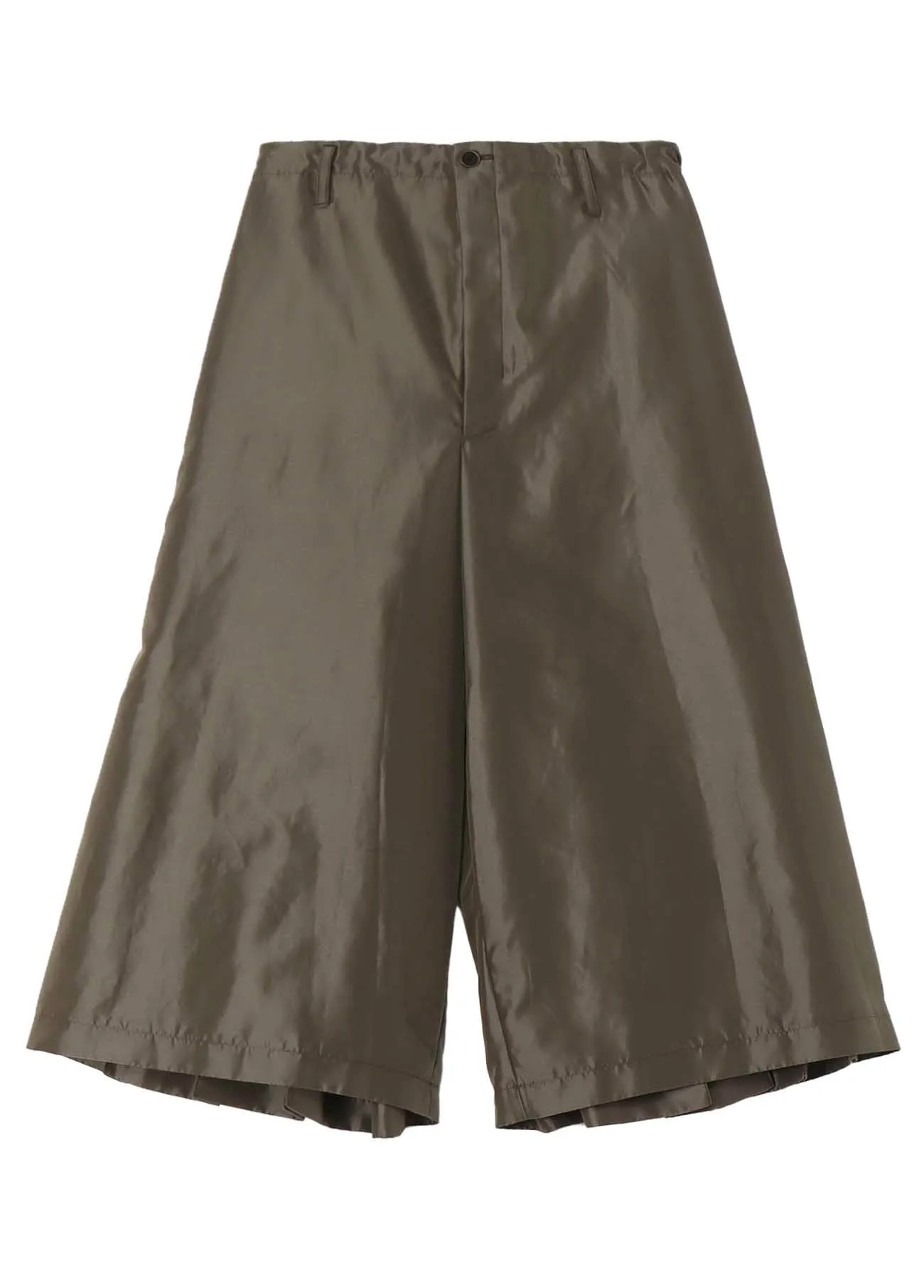 【PIECE UNIQUE/AOYAMA】Ny TWILL KHAKI PLEATS HALF PANTS