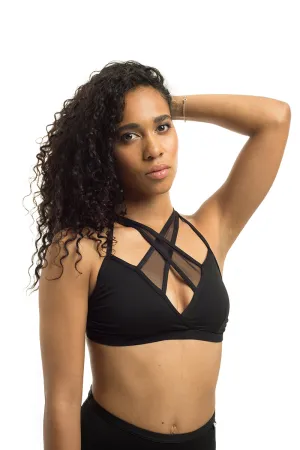 Poledancerka X-Front Top - Black