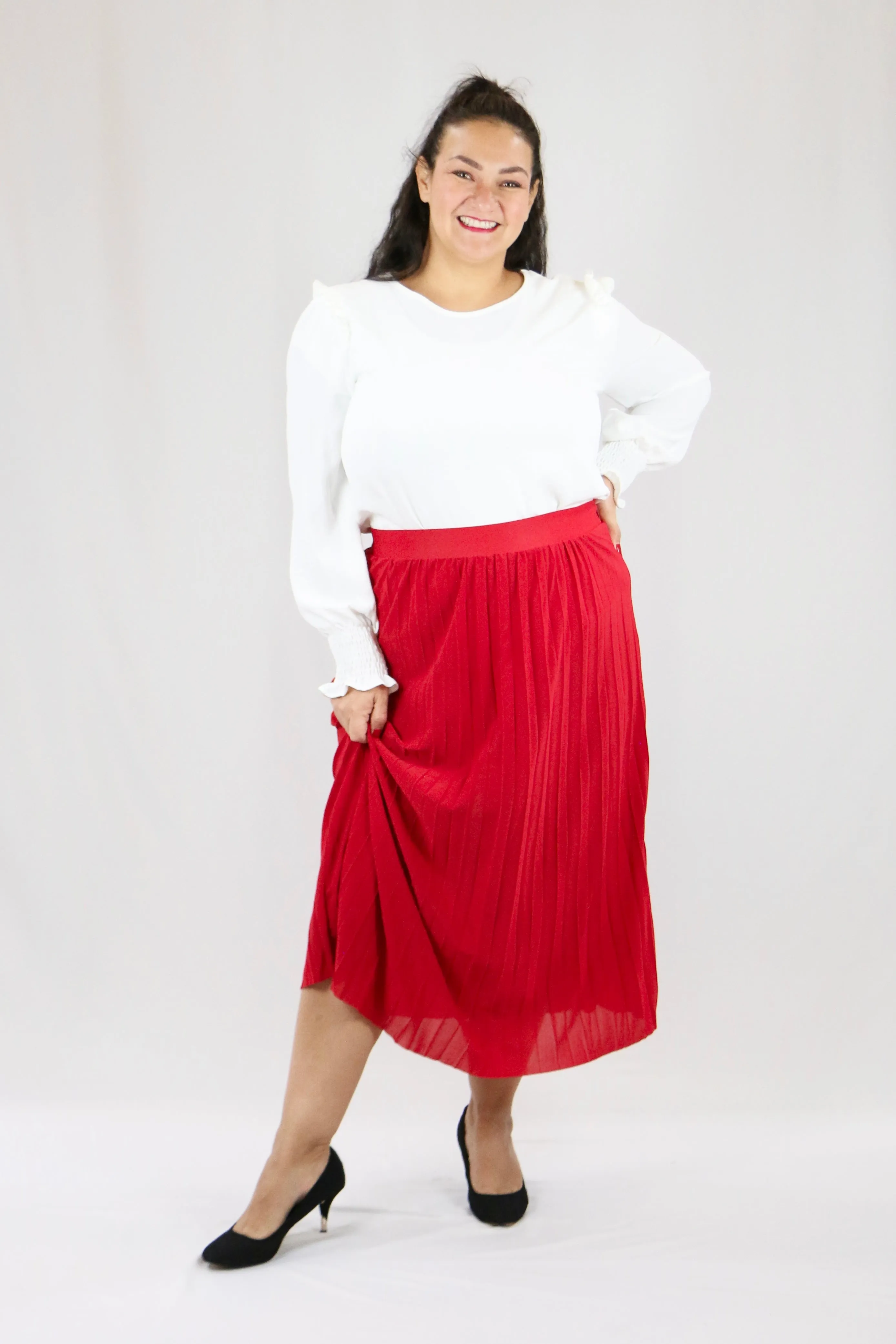 Rena Skirt - Red