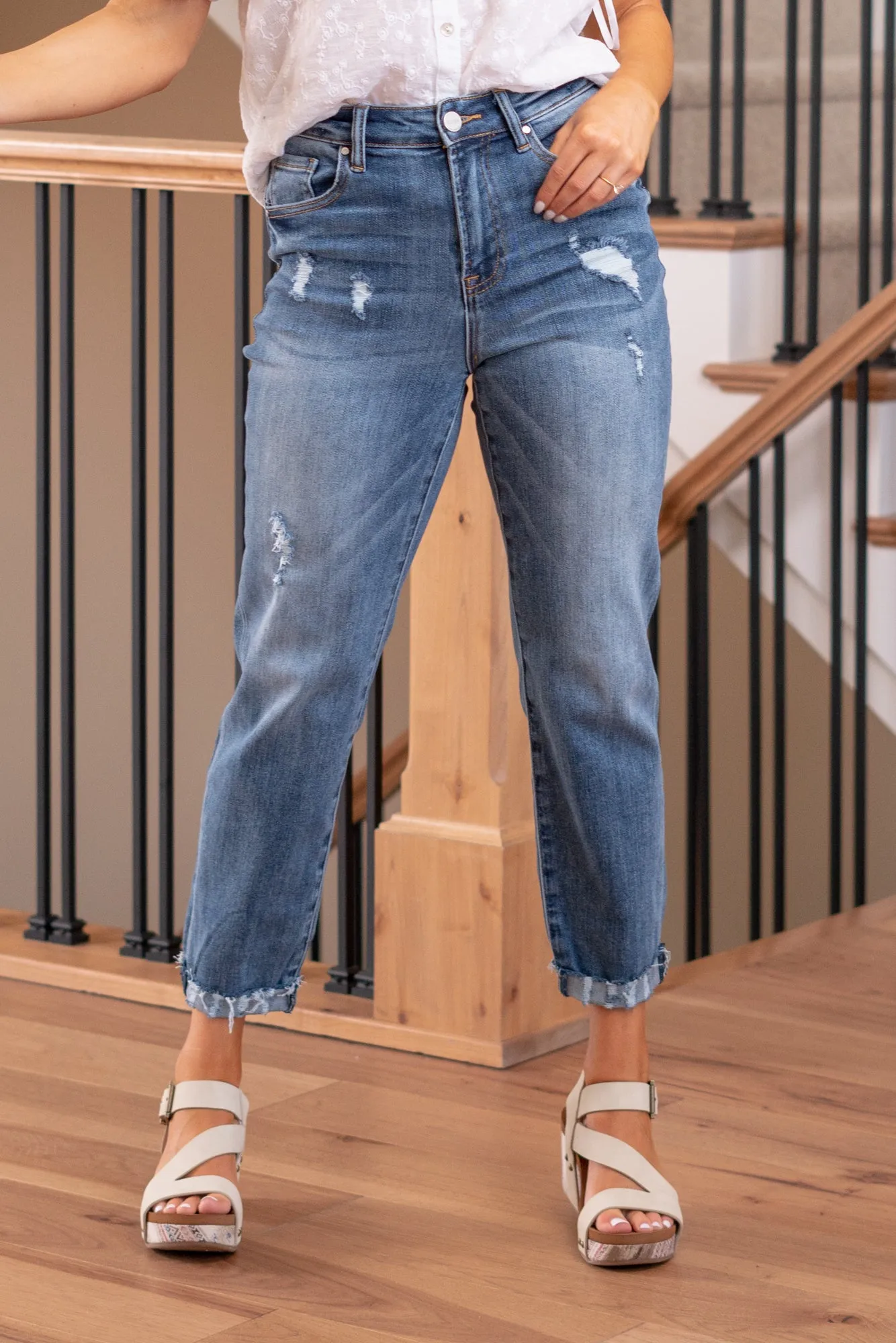 Saturday Morning High Rise Boyfriend Jeans