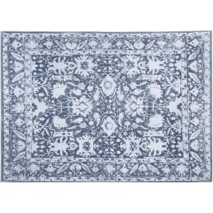 Soft Blue Short Pile Floor Rug 160x230cm Rectangular Flooring Mat Carpet