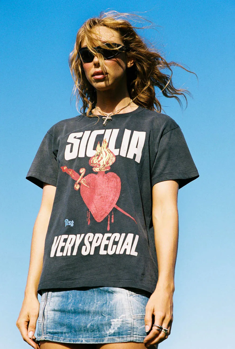 SOMETHING VERY SPECIAL - The MSG Sicilia Graphic Tee - Black