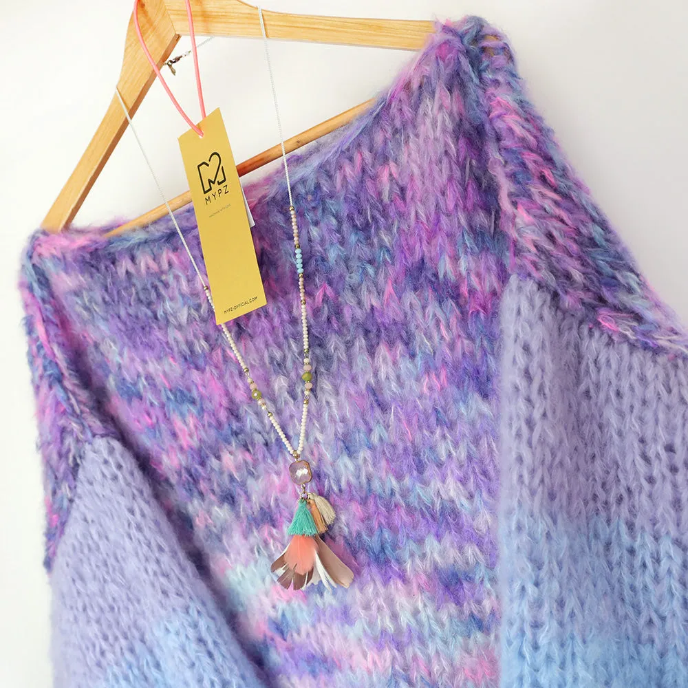 Strickanleitung - MYPZ Basic Chunky Mohair Pullover Heliotrope No15 (DE)