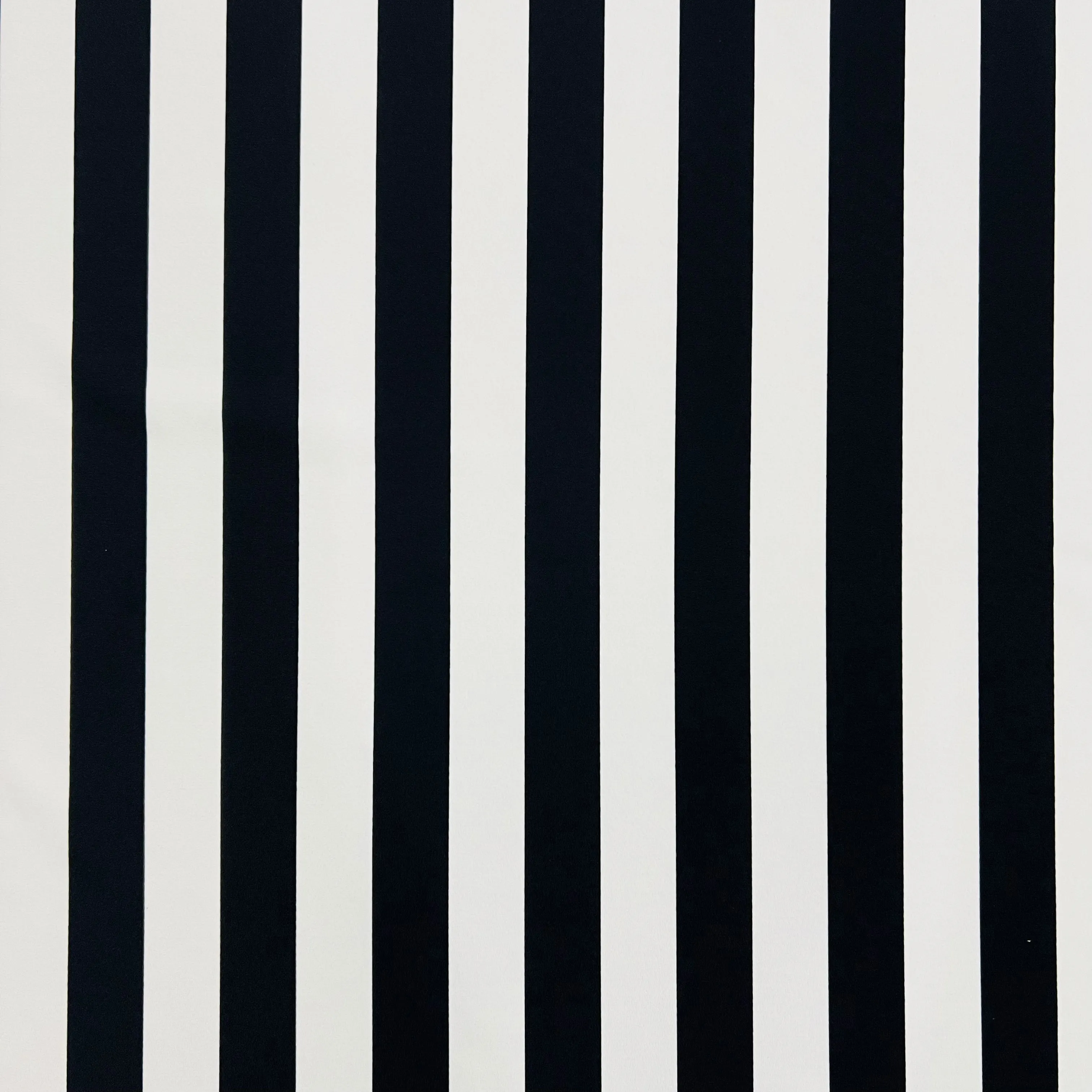 UV Black & White Stripe Spandex Fabric